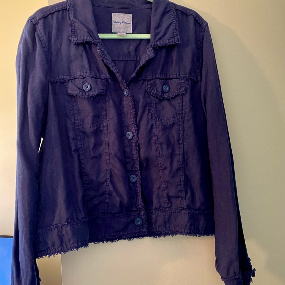 Tommy Bahama 2 palms linen jacket Xl